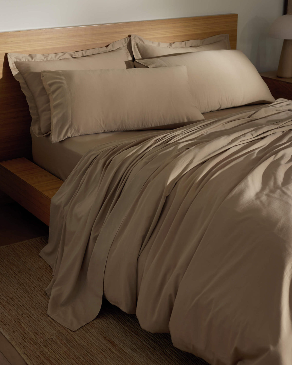 Set Deluxe di Biancheria da Letto in Cotone Soft-Wash