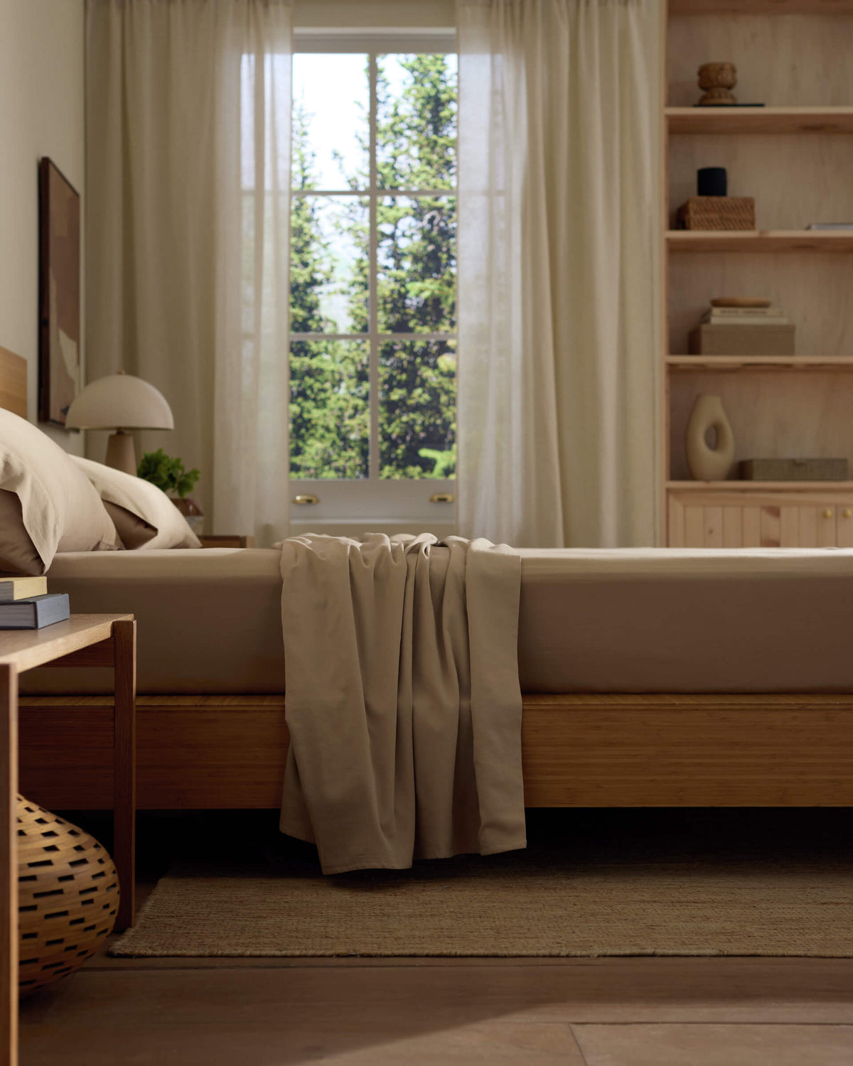 Set di lenzuola in cotone soft-wash