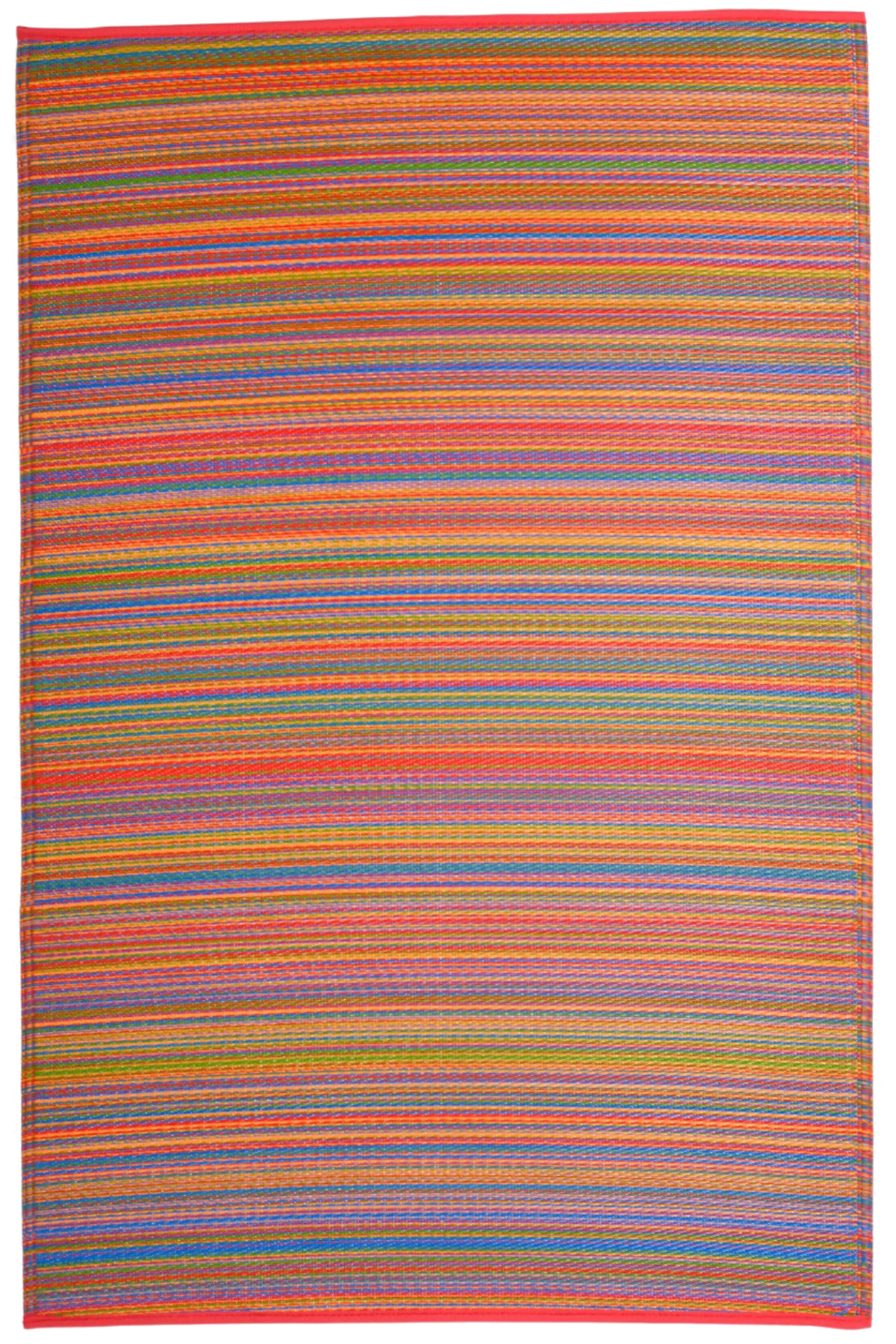 Cancun - Multicolor Striped Outdoor Rug for Patio