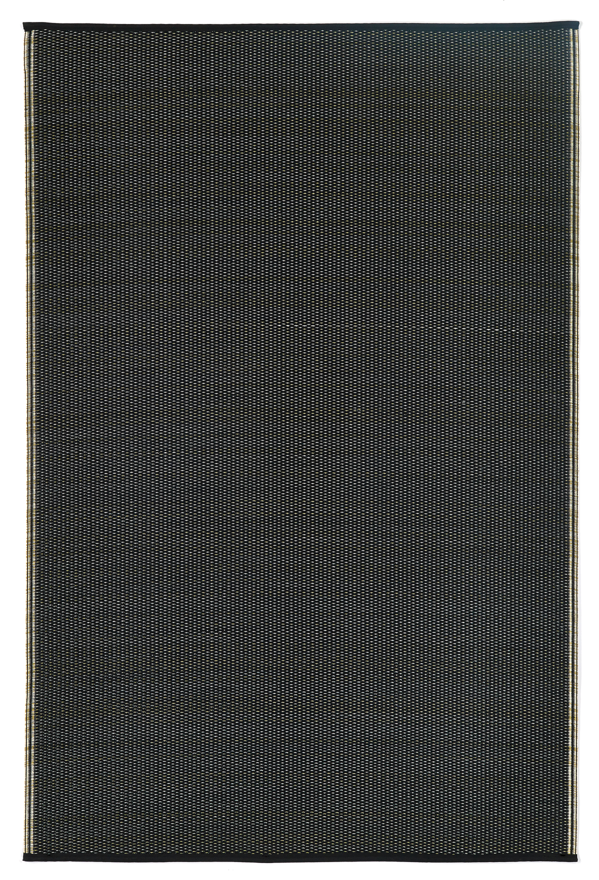 Cancun Shadow - Sand & Black Striped Outdoor Rug for Patio