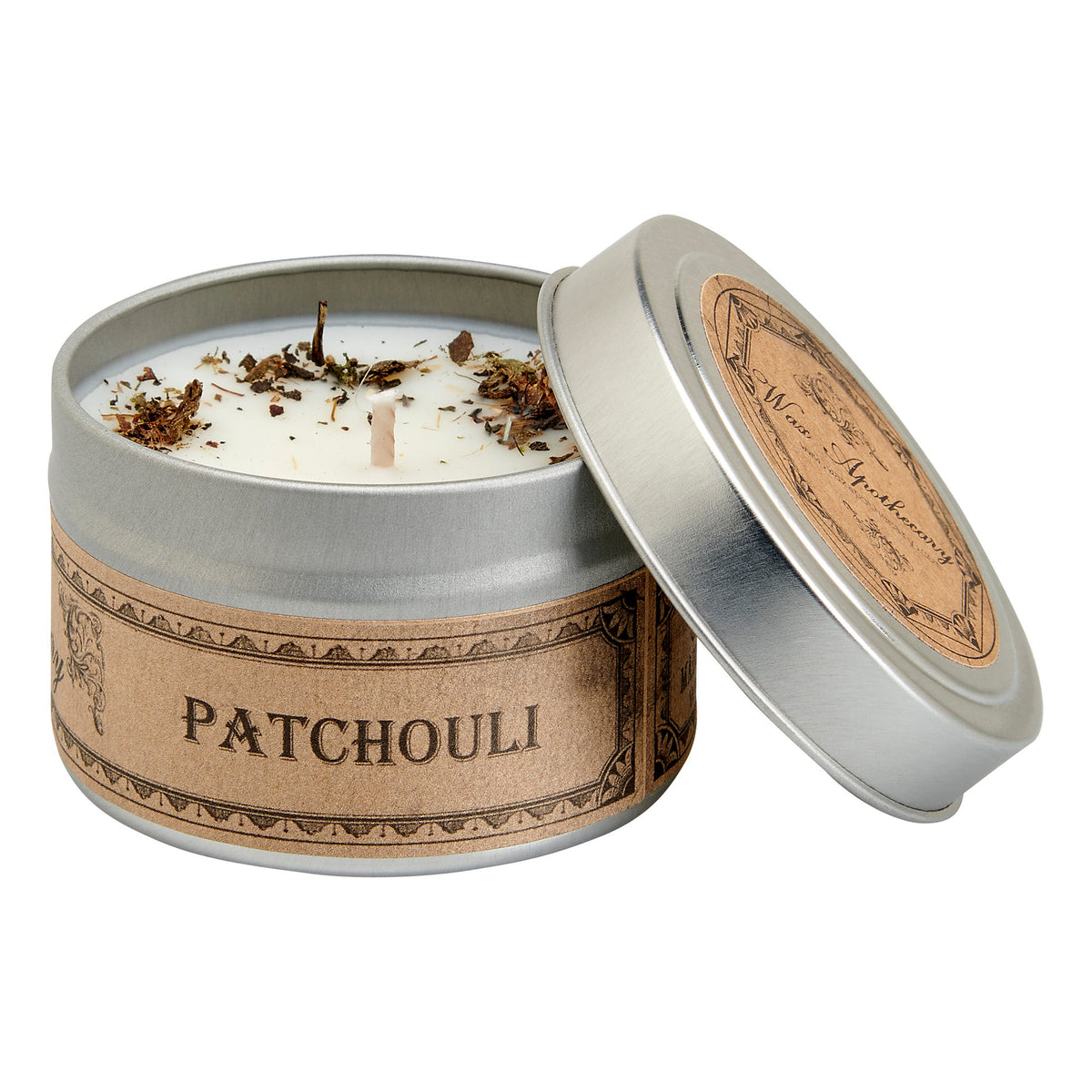 Patchouli Botanical Candle Travel Tin