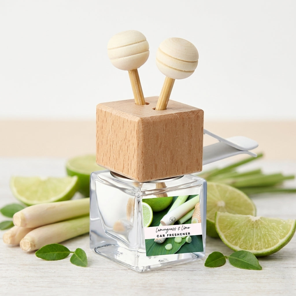 Collection de diffuseurs de voiture Clean & Fresh – Lin frais & Coton