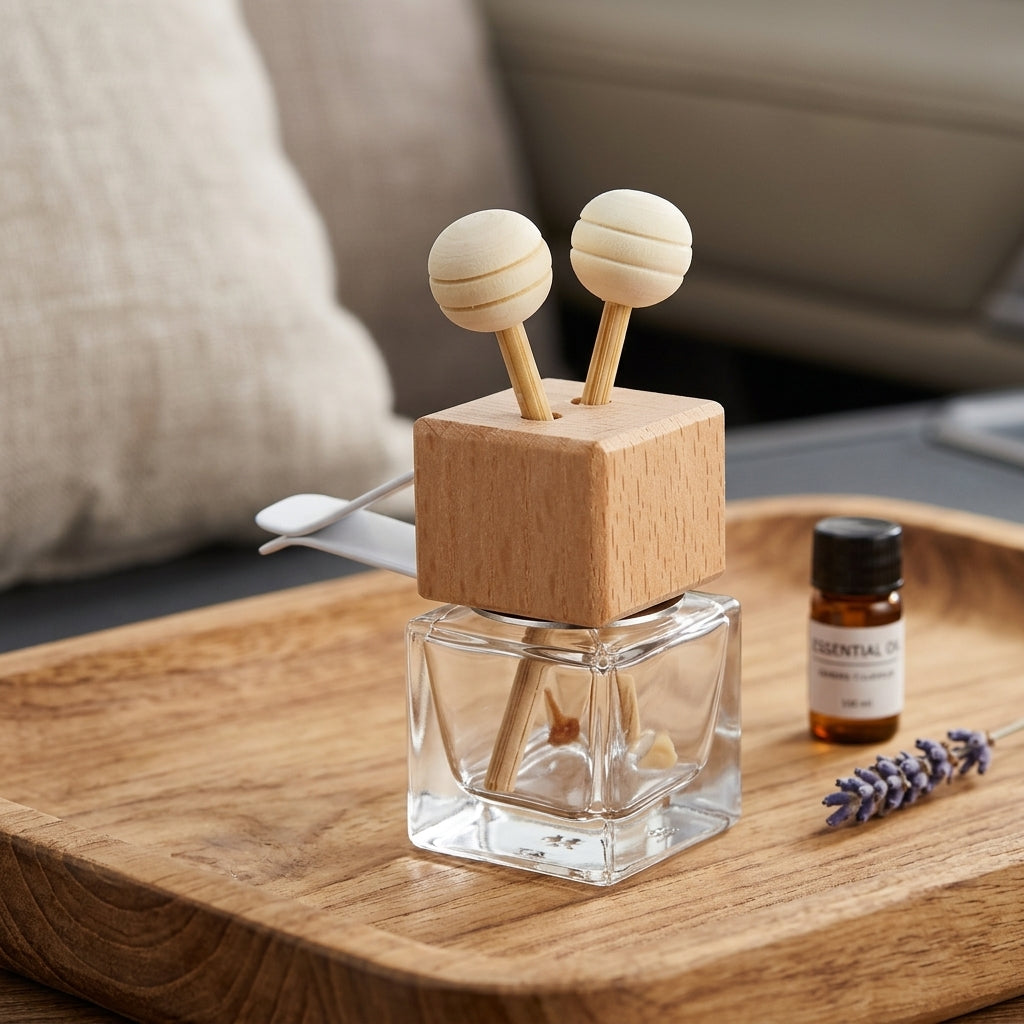 Collection de diffuseurs de voiture Clean & Fresh – Lin frais & Coton