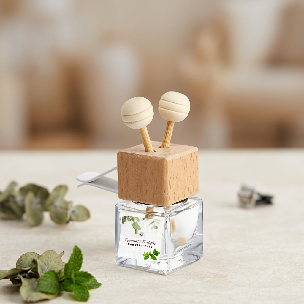 Collection de diffuseurs de voiture Clean & Fresh – Lin frais & Coton