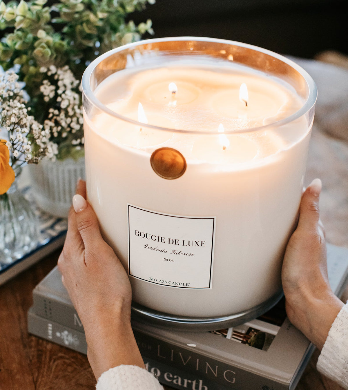 150 oz Gardenia Tuberose Scented Candle