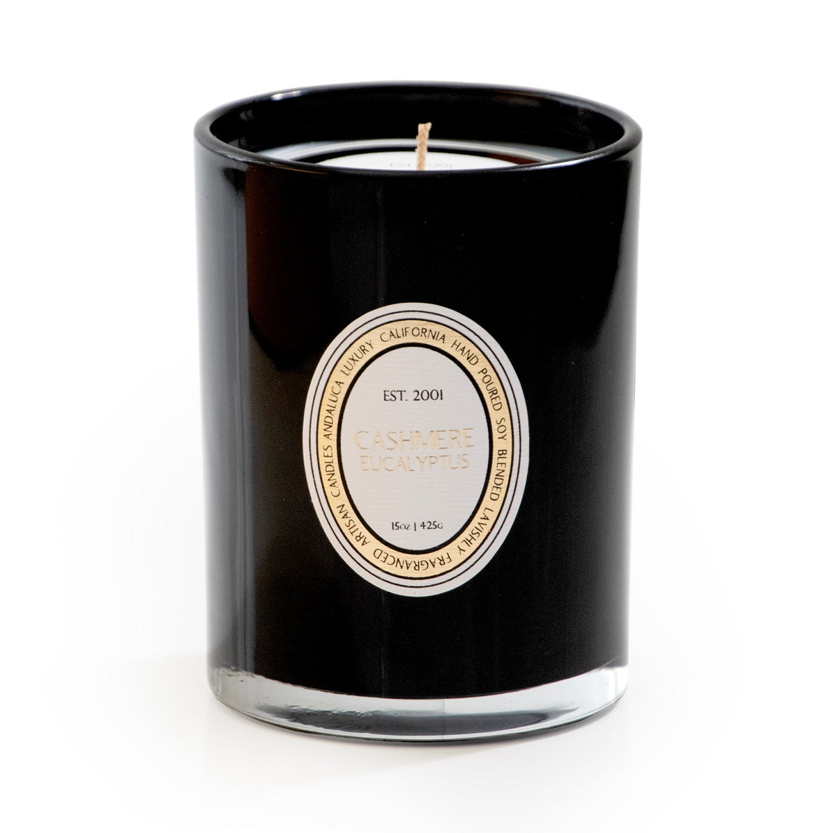 Candela in vetro Cashmere Eucalyptus da 15 oz.