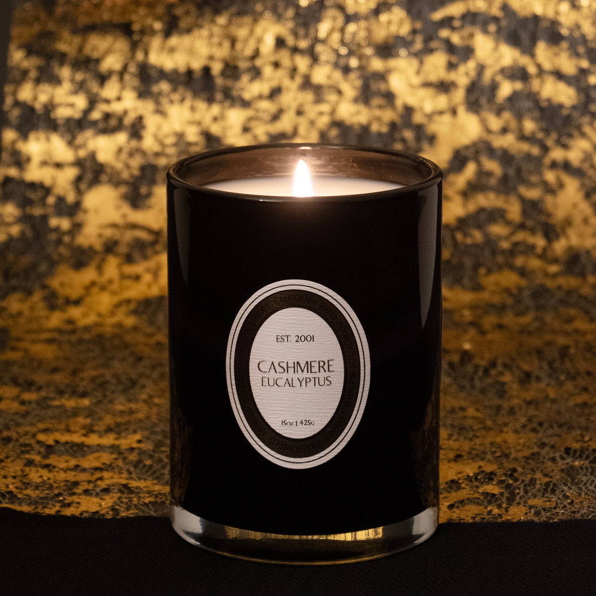 Candela in vetro Cashmere Eucalyptus da 15 oz.