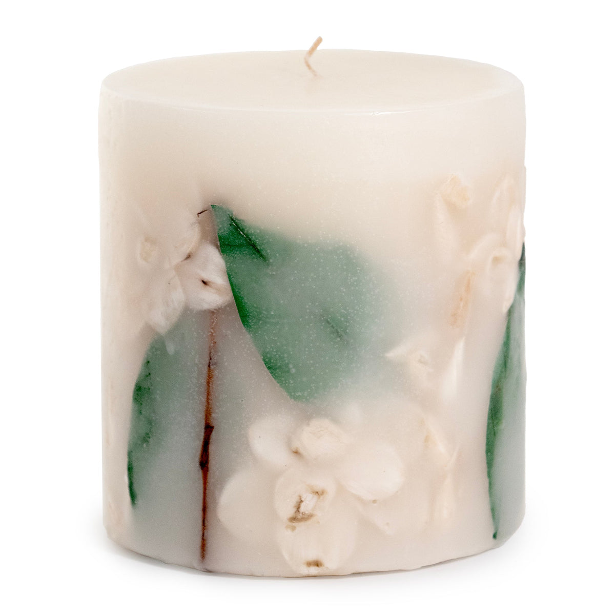 Cashmere Oak Botanical Pillar Candle