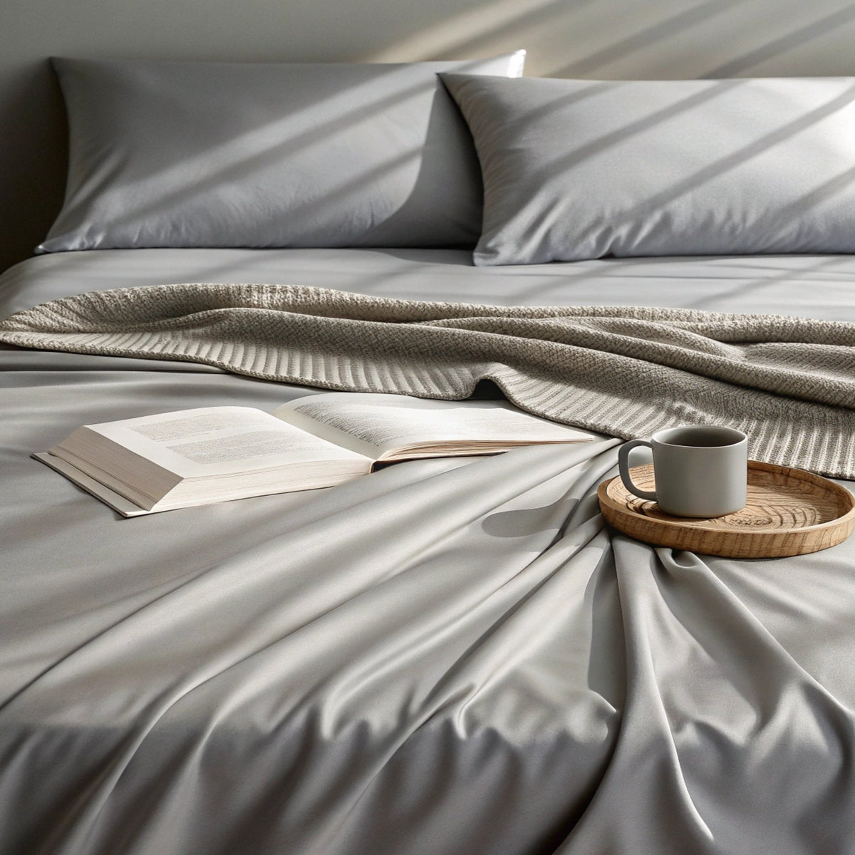 Parure de draps en bambou infusé de cuivre | Confort rafraîchissant