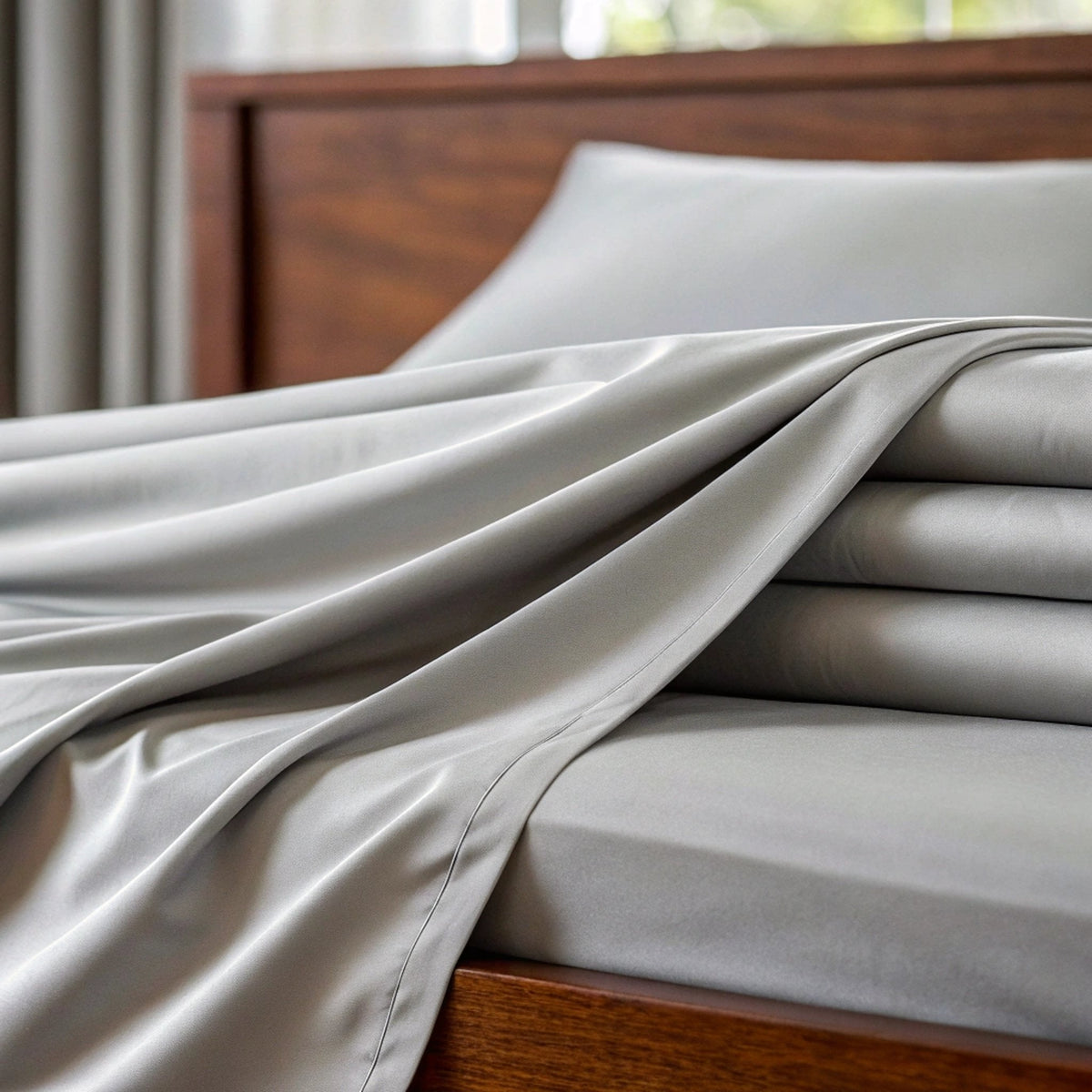 Parure de draps en bambou infusé de cuivre | Confort rafraîchissant