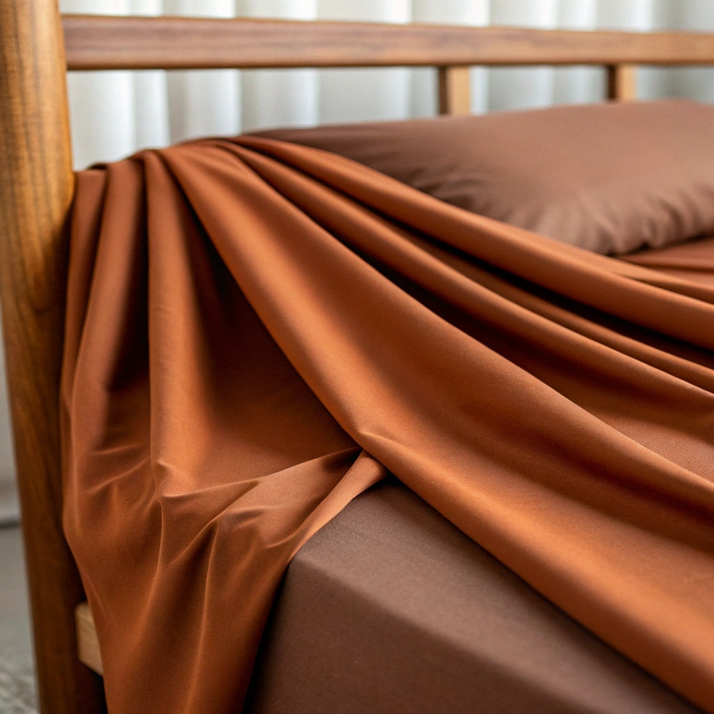 Parure de draps en bambou infusé de cuivre | Confort rafraîchissant