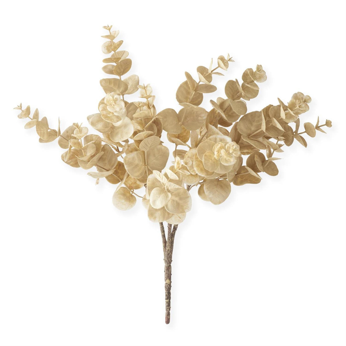 19" Cream Eucalyptus Bush – Faux Greenery