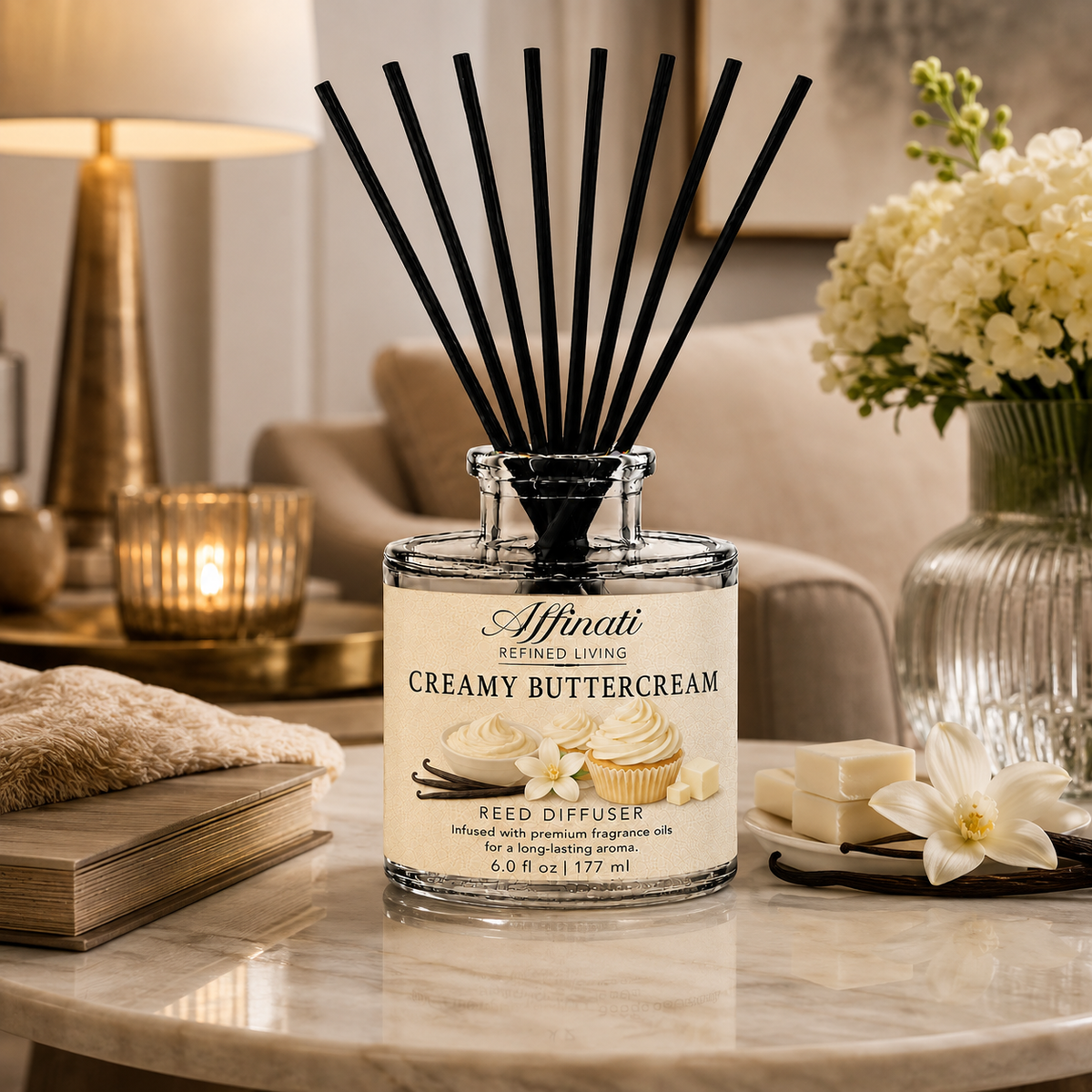 Diffuseur de parfum à la crème au beurre