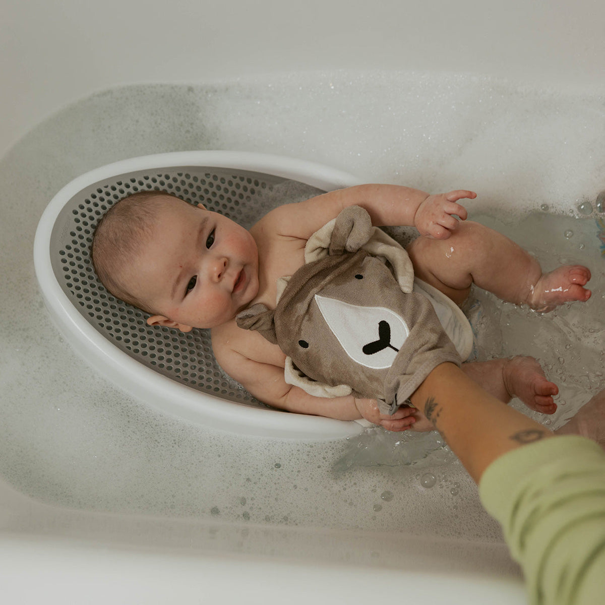 Guanto da bagno a forma di animaletto