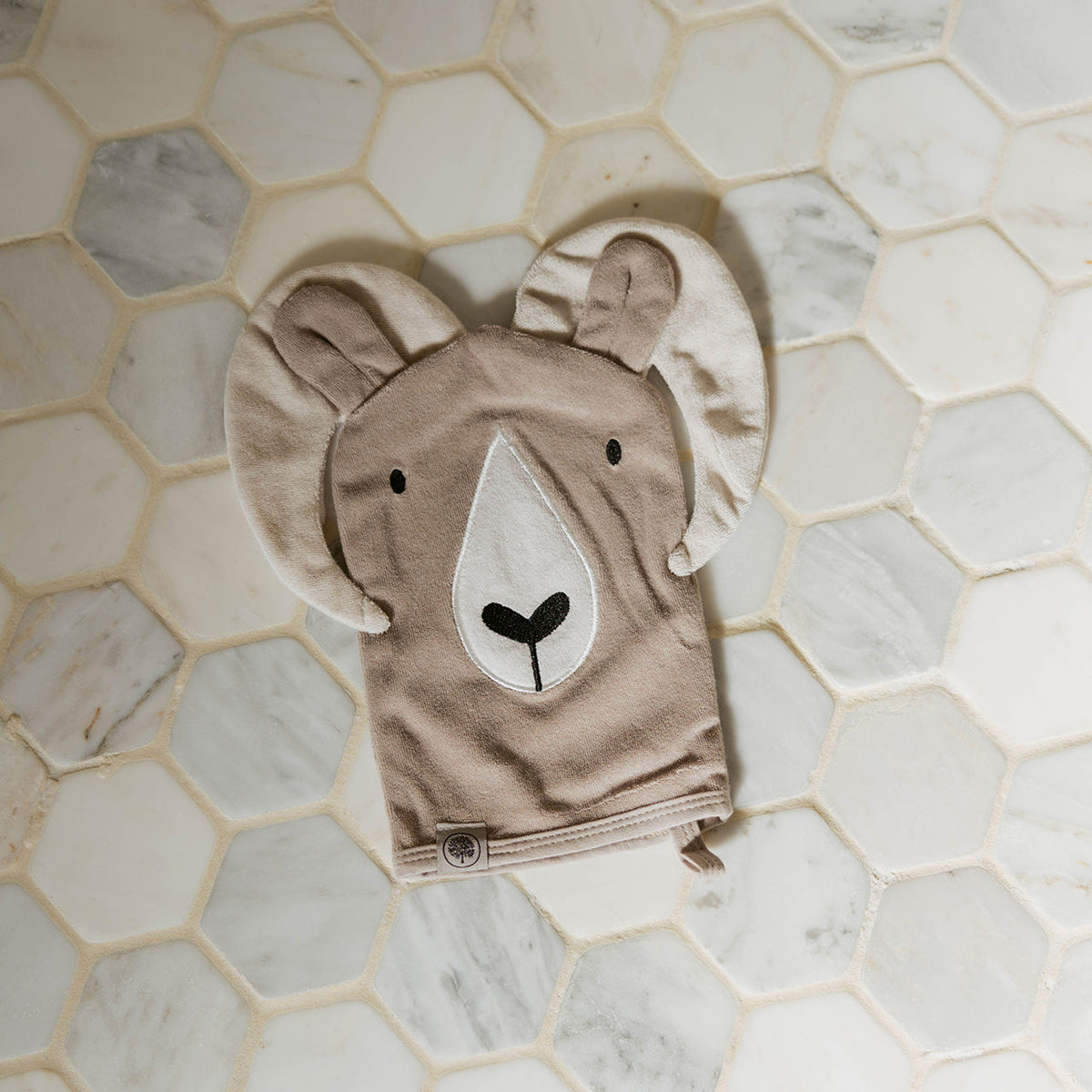 Guanto da bagno a forma di animaletto
