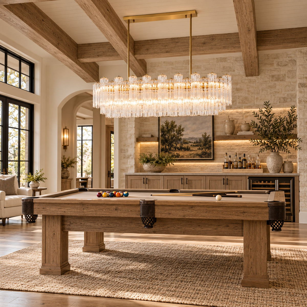 Aurora Cascade Chandelier 52 in