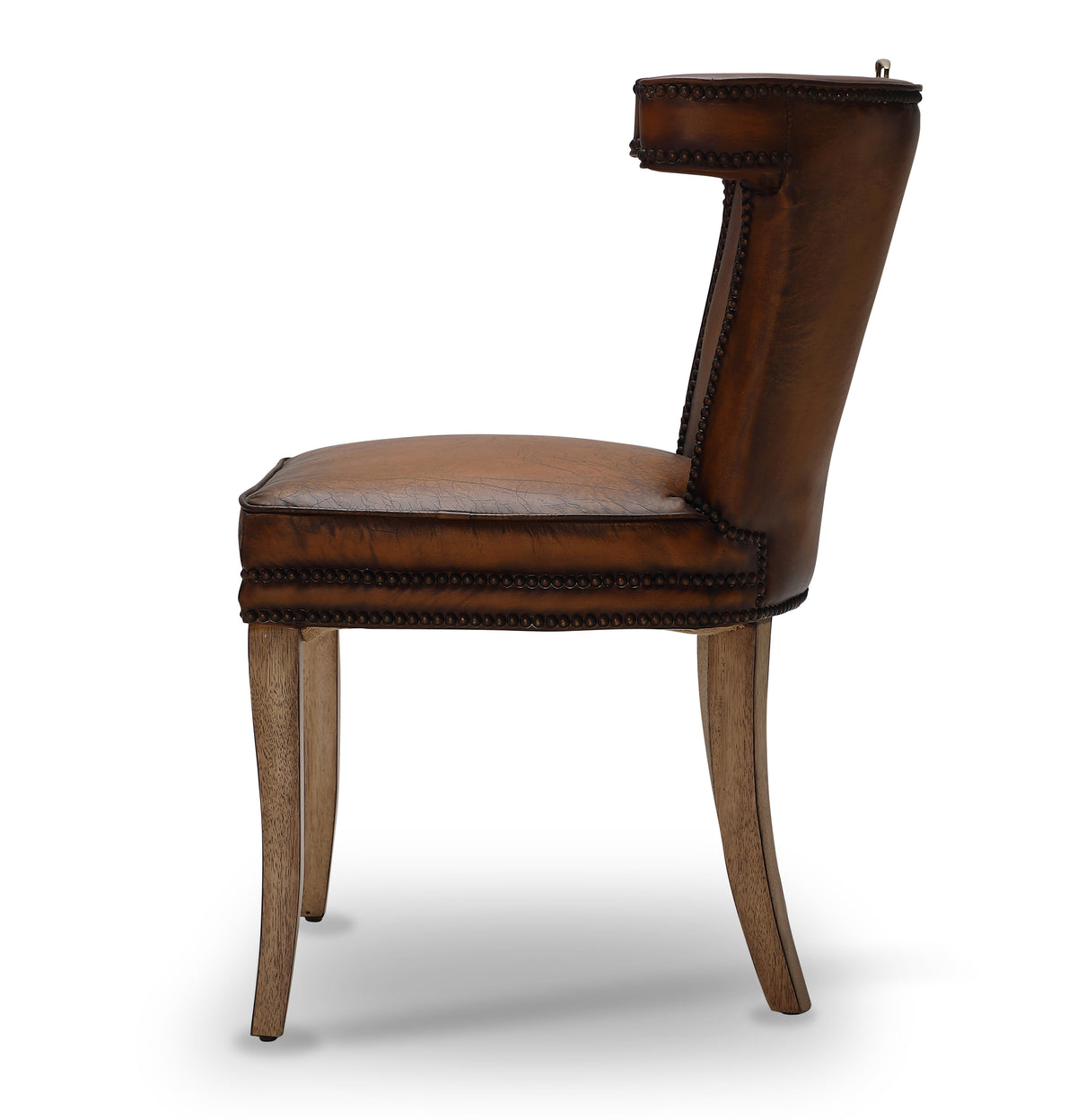 Luca Top Grain Leather Side Chair