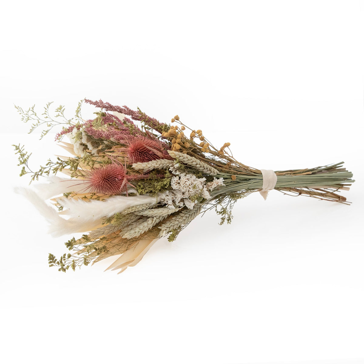 Bouquet di fiori di campo rosa antico