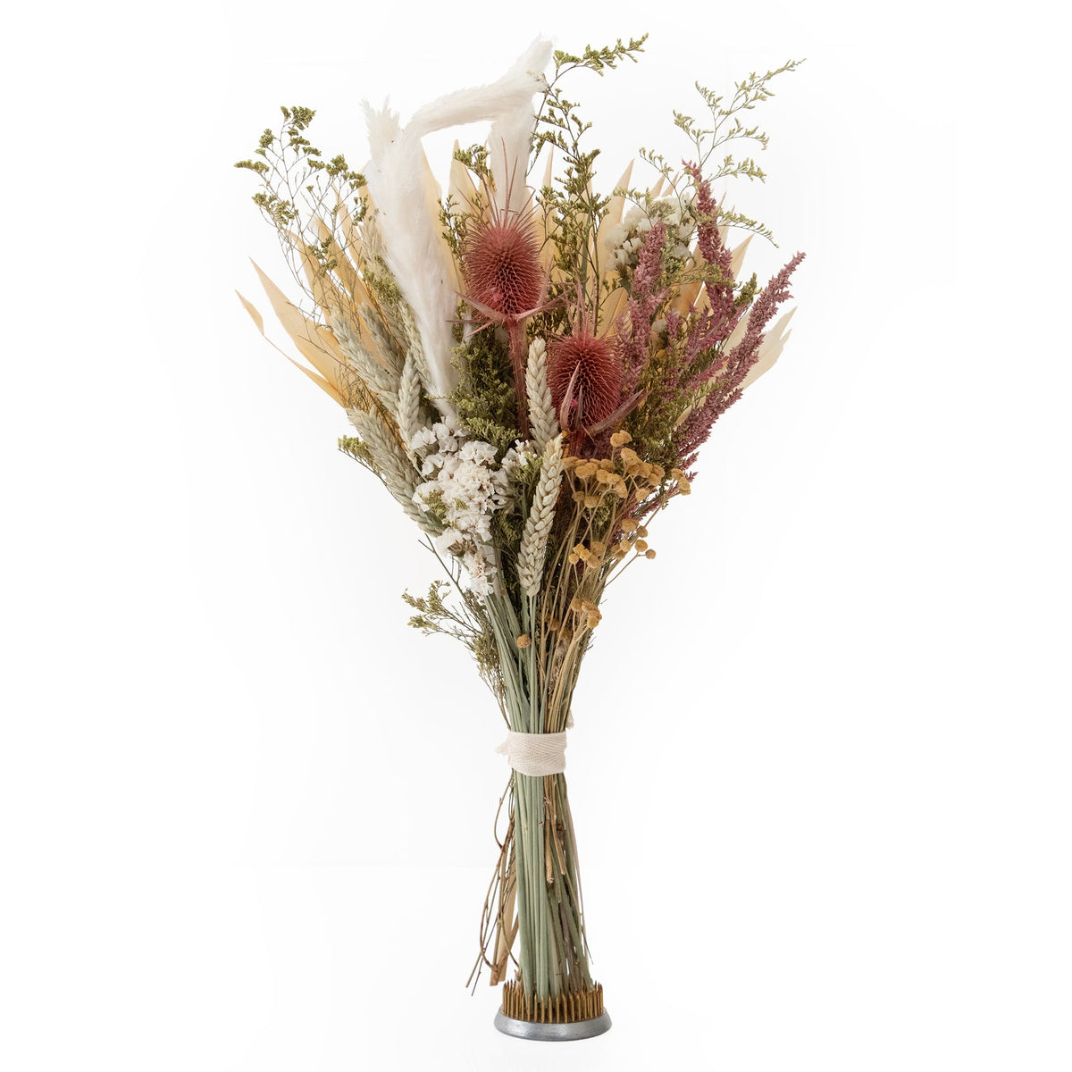 Bouquet di fiori di campo rosa antico