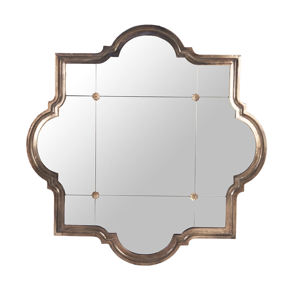 Rafa Quatrefoil Wall Mirror 55 in