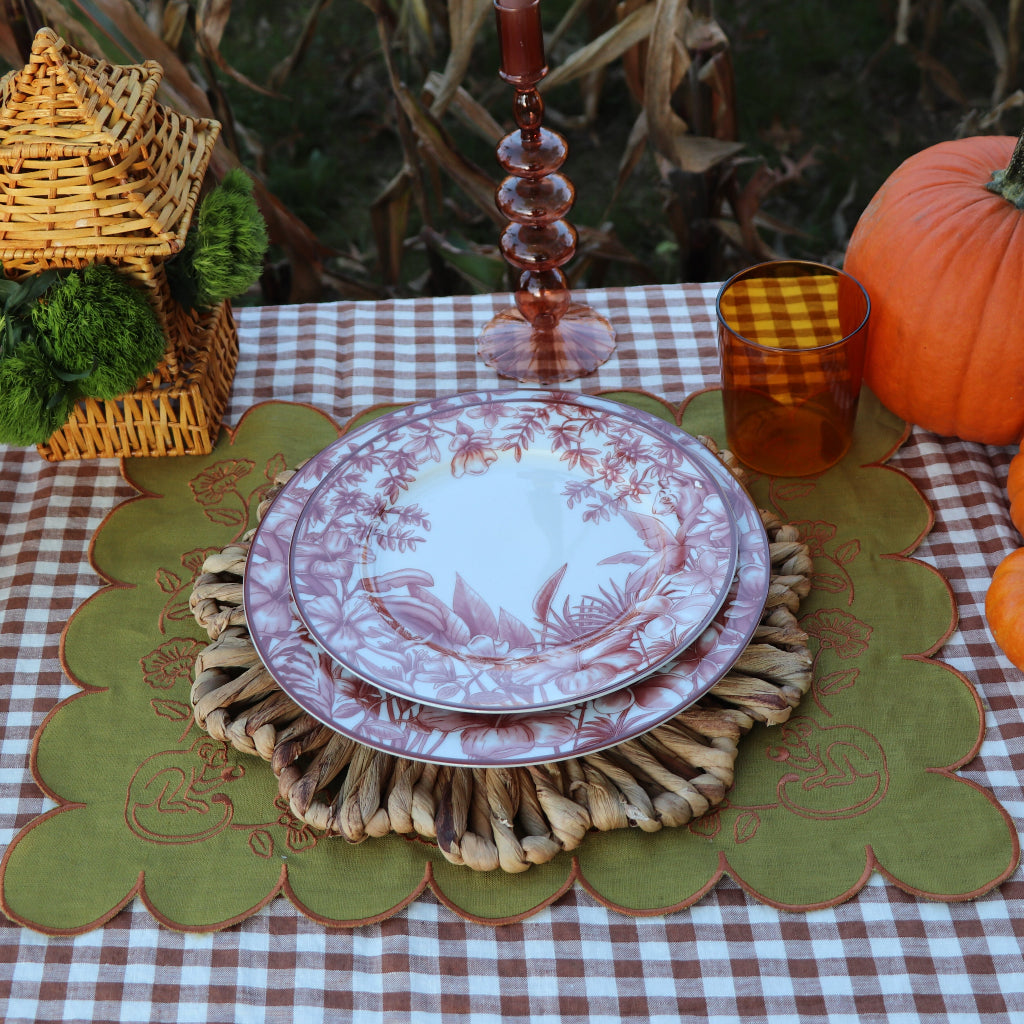 Tovagliette in lino Earthen Pine – Set da 4