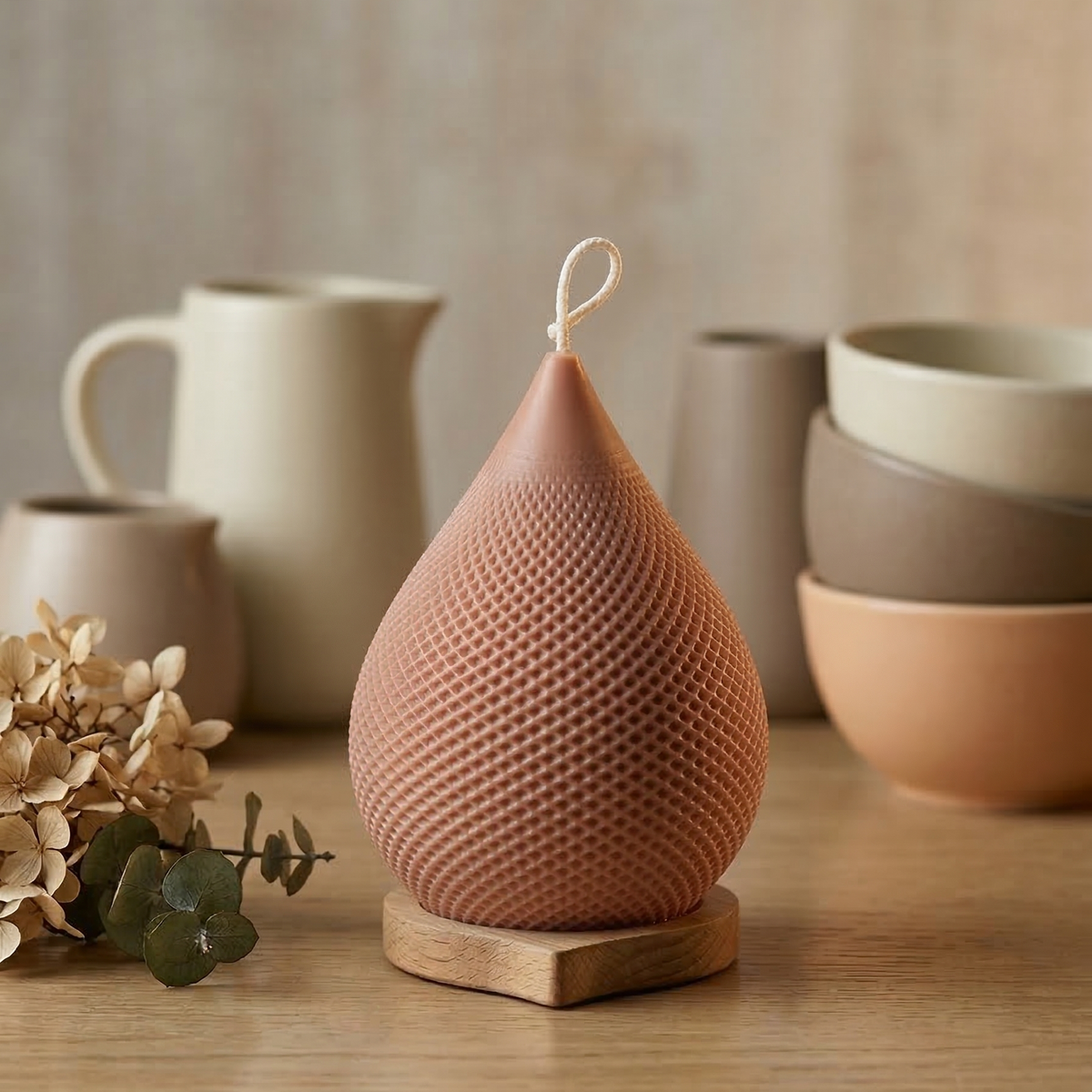Teardrop Sculptural Candle
