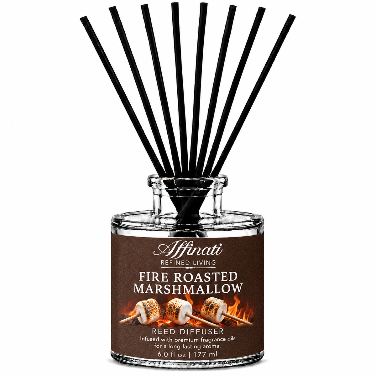 Diffusore a bastoncini profumato marshmallow abbrustolito