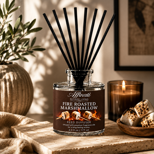 Diffusore a bastoncini profumato marshmallow abbrustolito
