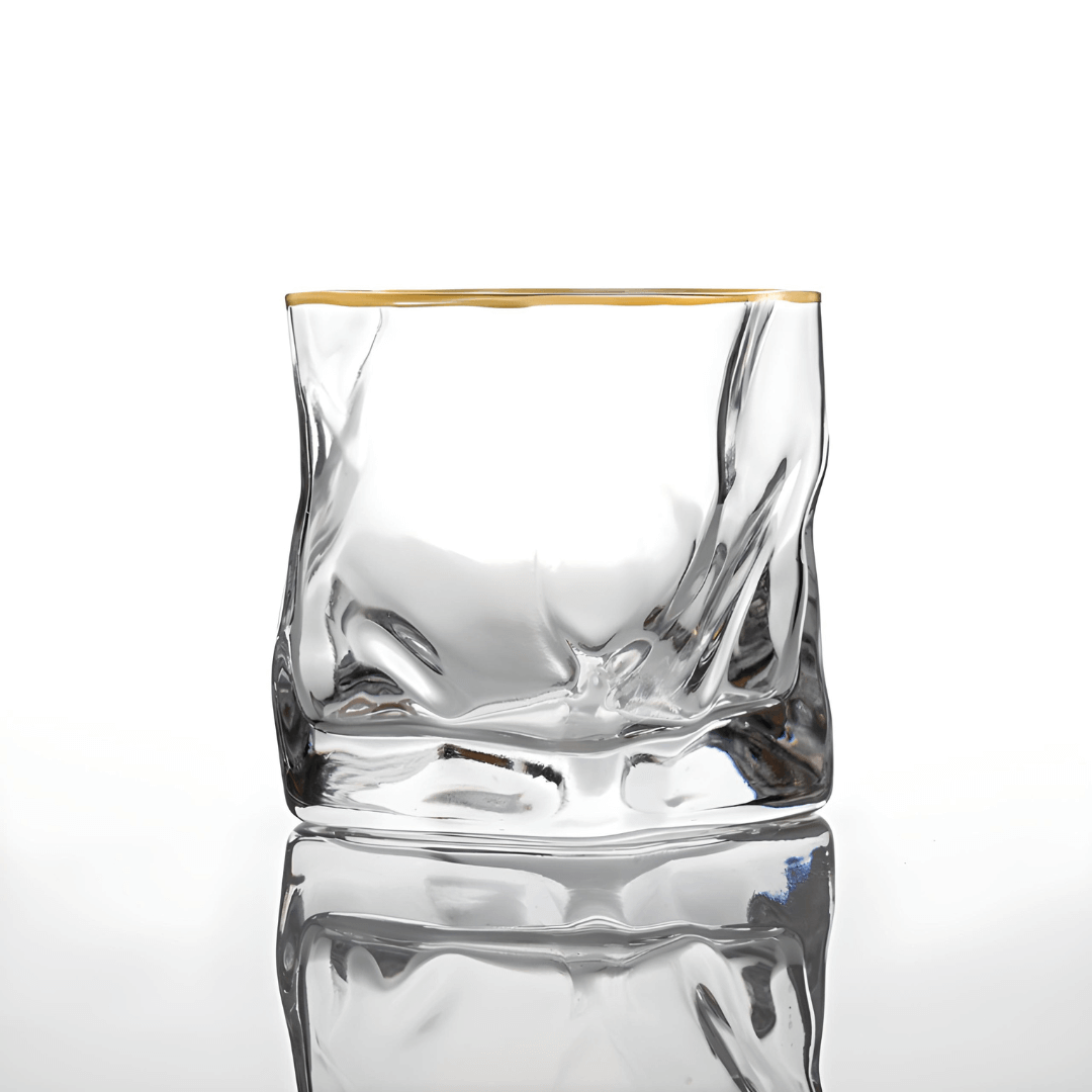 Bicchiere da whisky in cristallo giapponese Gold Hoshi