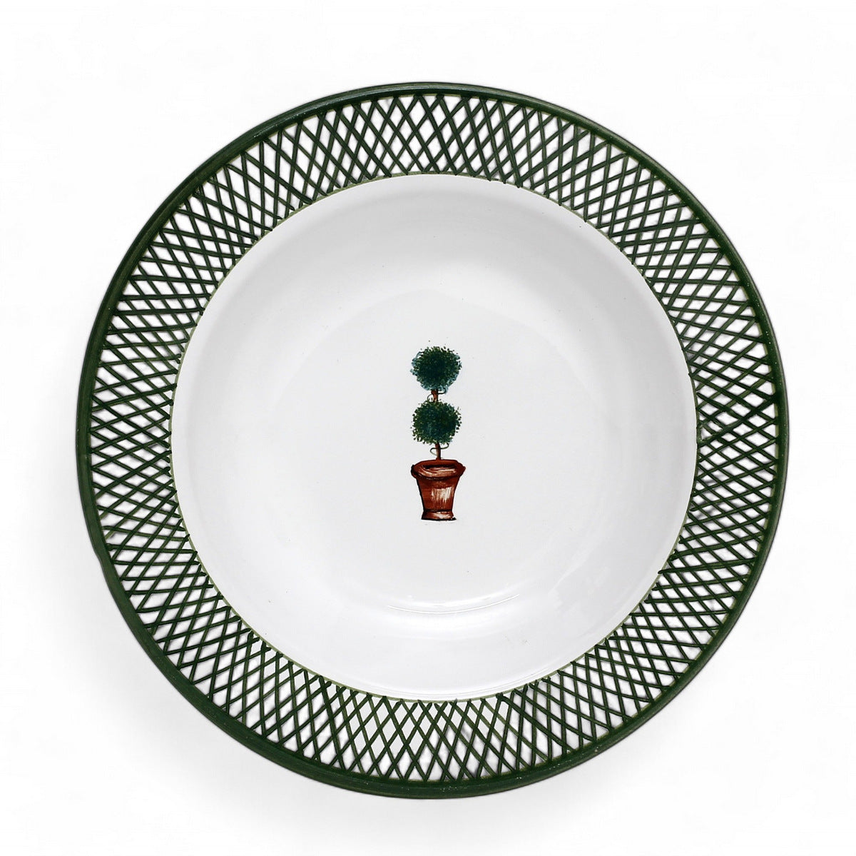 GIARDINO : Assiette creuse à rebord pour pâtes/soupe