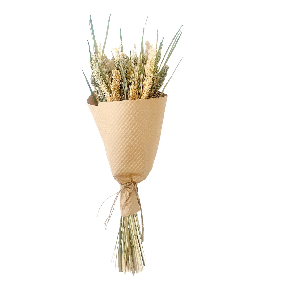 Bouquet di cereali verdi e naturali