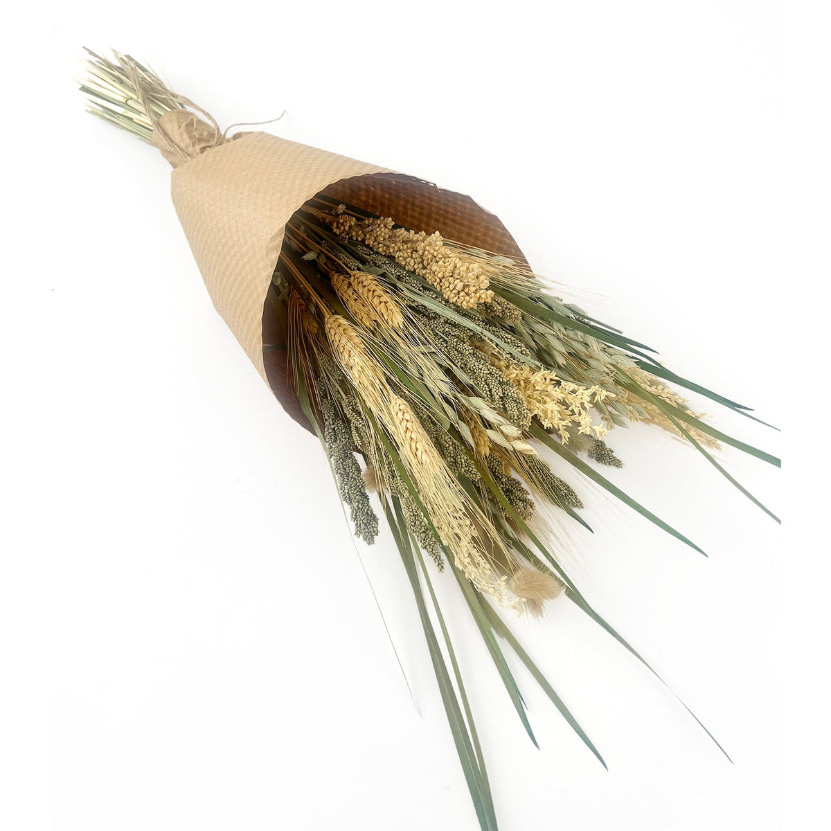 Bouquet di cereali verdi e naturali