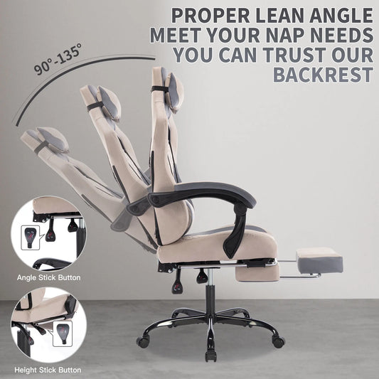 The Monaco Ergonomic Massage Gaming Chair