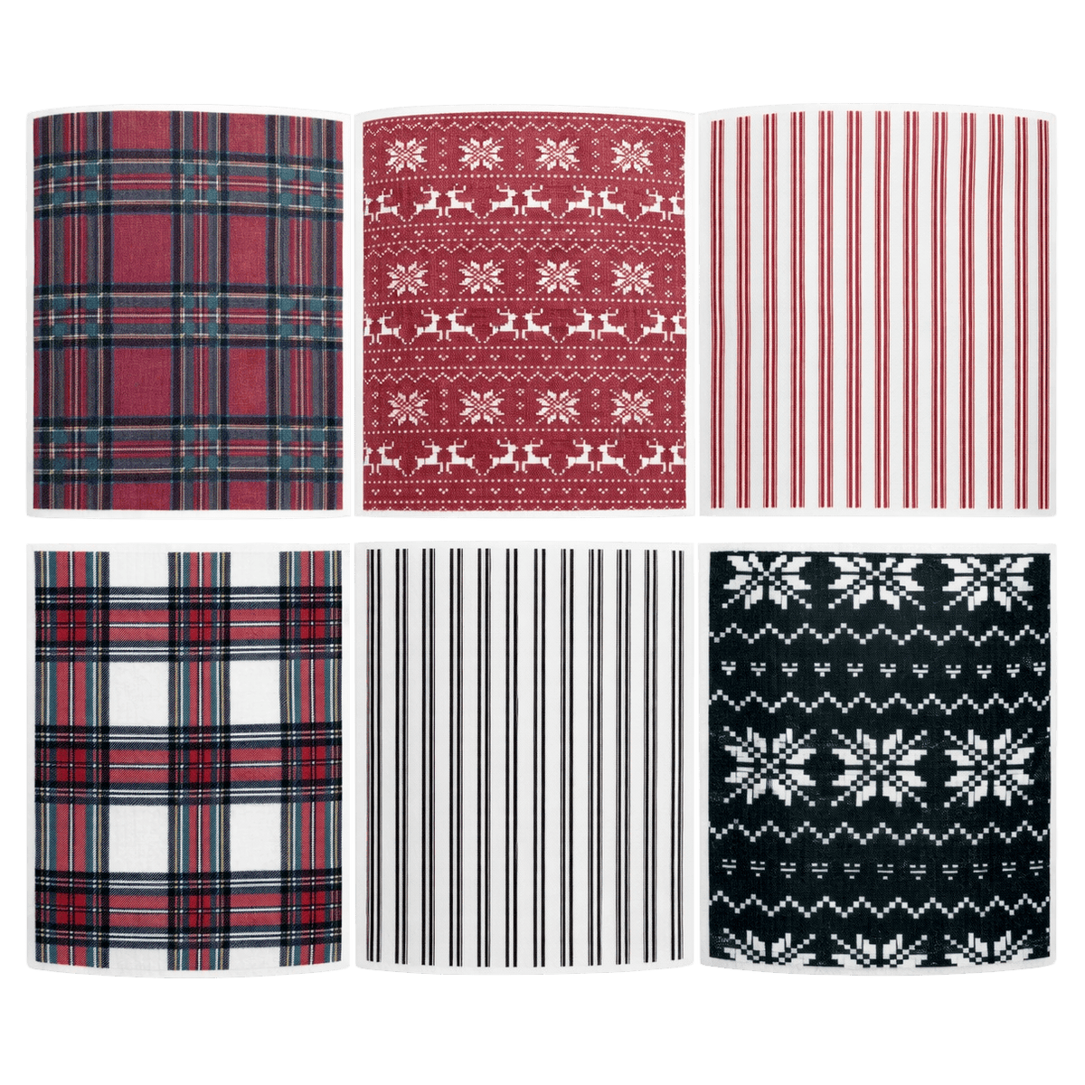 Chiffons éponges suédois à motifs de fêtes