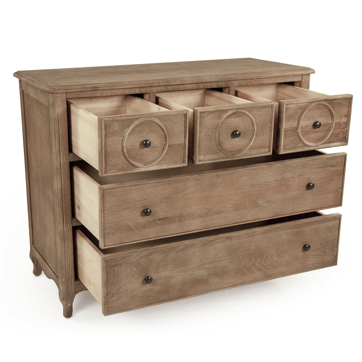 Edward Limed Grey Oak Dresser