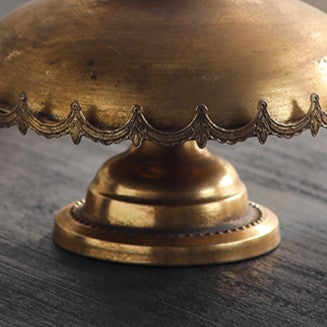 Metal Cloche with Base