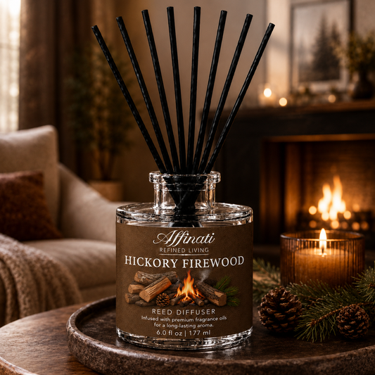 Diffusore a bastoncini profumo Legna di Hickory