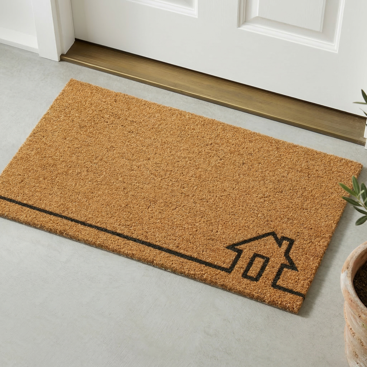 Tapis d'entrée Home View - Fibre de coco naturelle