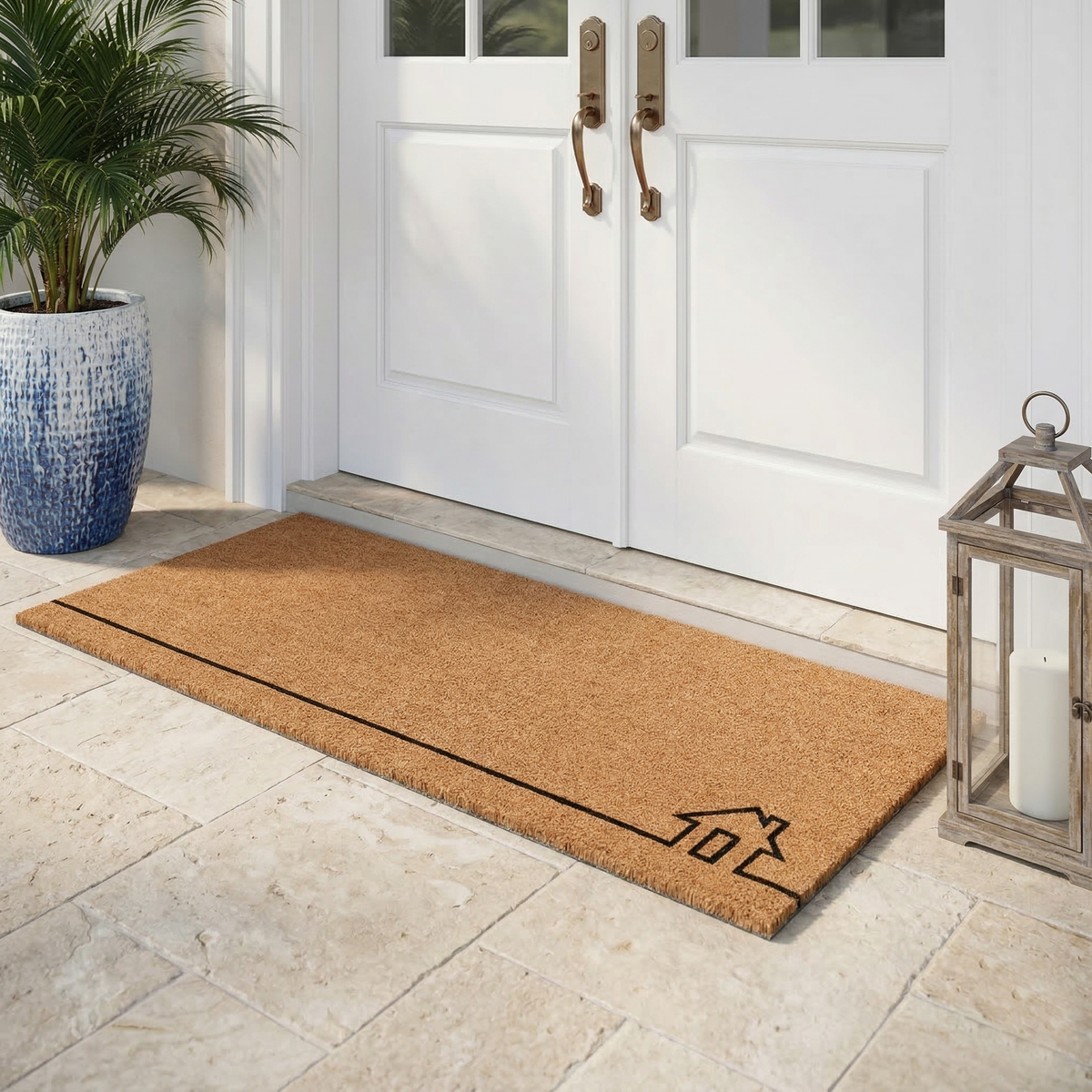 Tapis d'entrée Home View - Fibre de coco naturelle