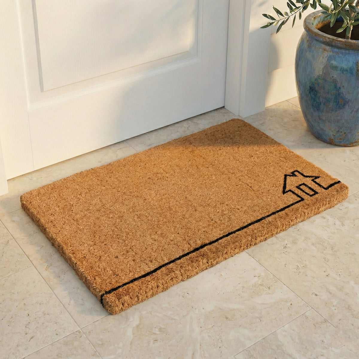 Tapis d'entrée Home View - Fibre de coco naturelle