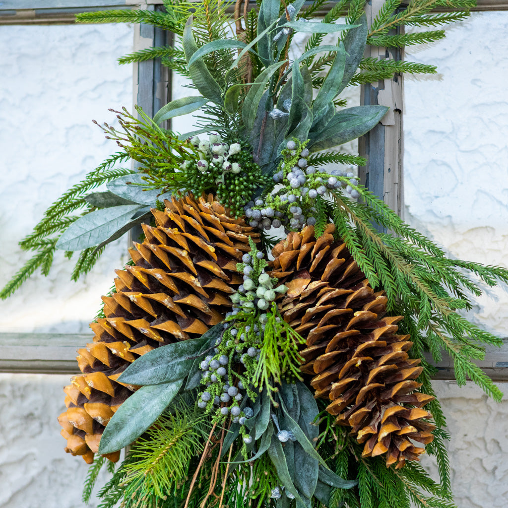 Faux Real Evergreen Down Drop