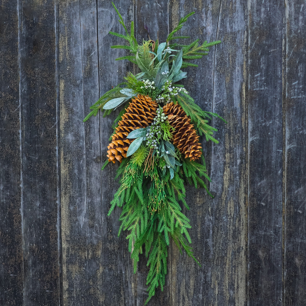 Faux Real Evergreen Down Drop