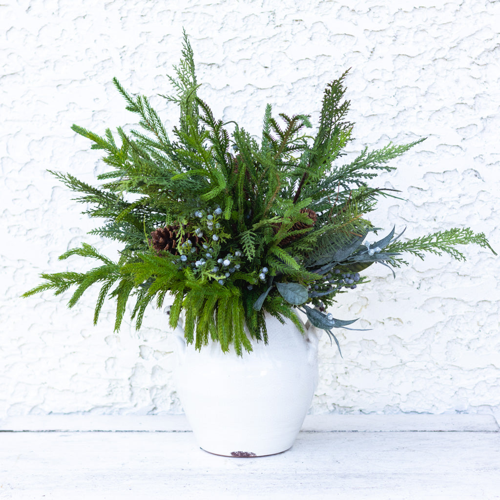 Grand Faux Real Evergreen Bouquet