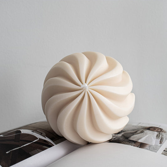 Swirl Ball Candle