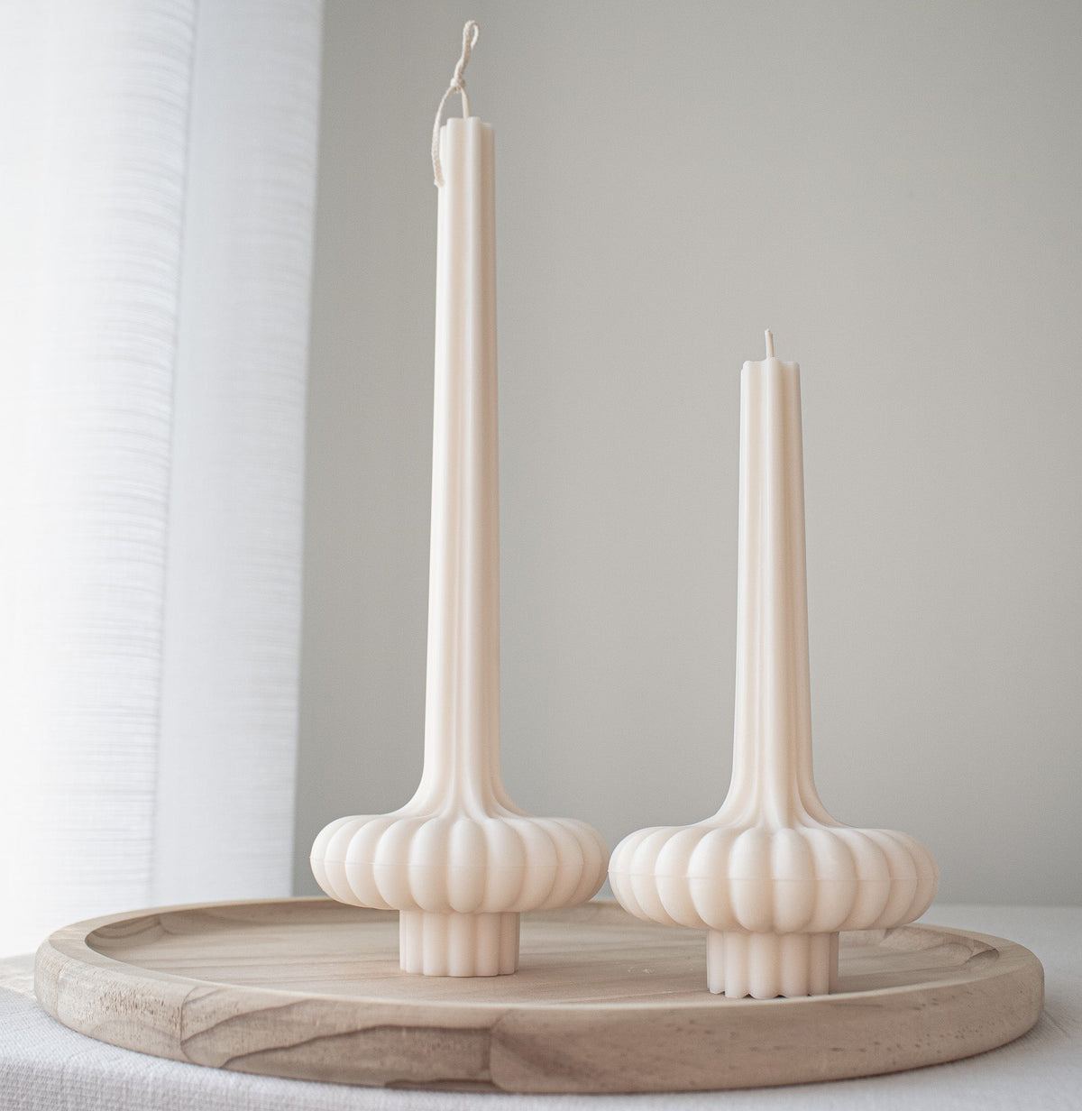 Set di candele a colonna Tutu, eleganti candele a colonna in soia