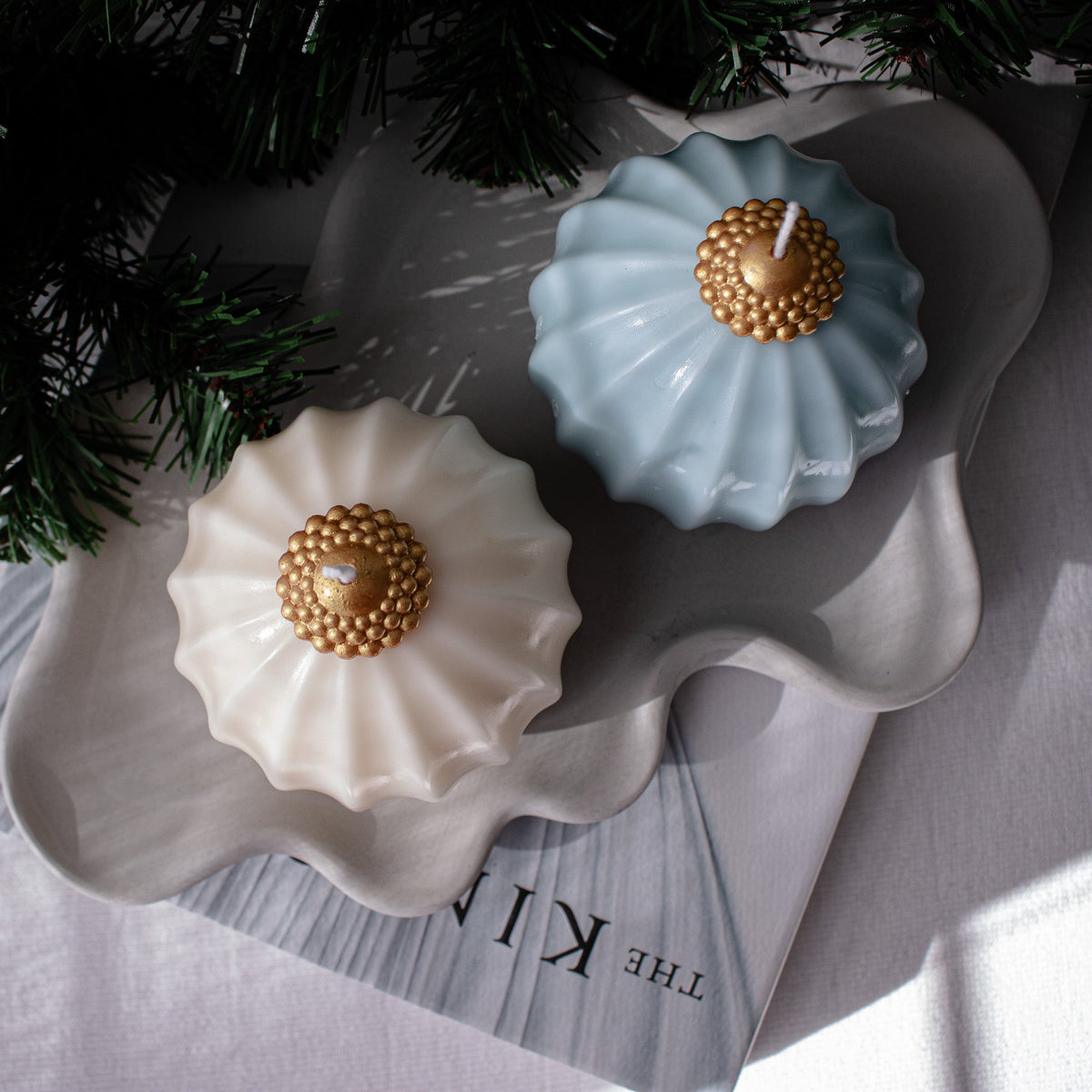 Bougie ornement de Noël | Bougie décorative en cire de soja