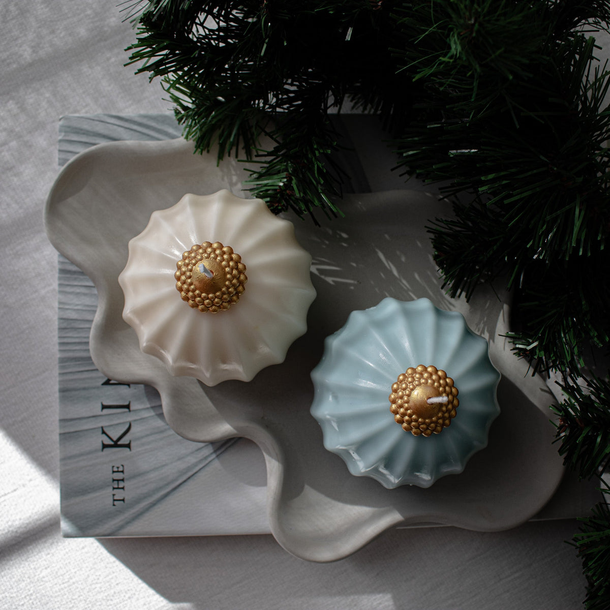 Bougie ornement de Noël | Bougie décorative en cire de soja