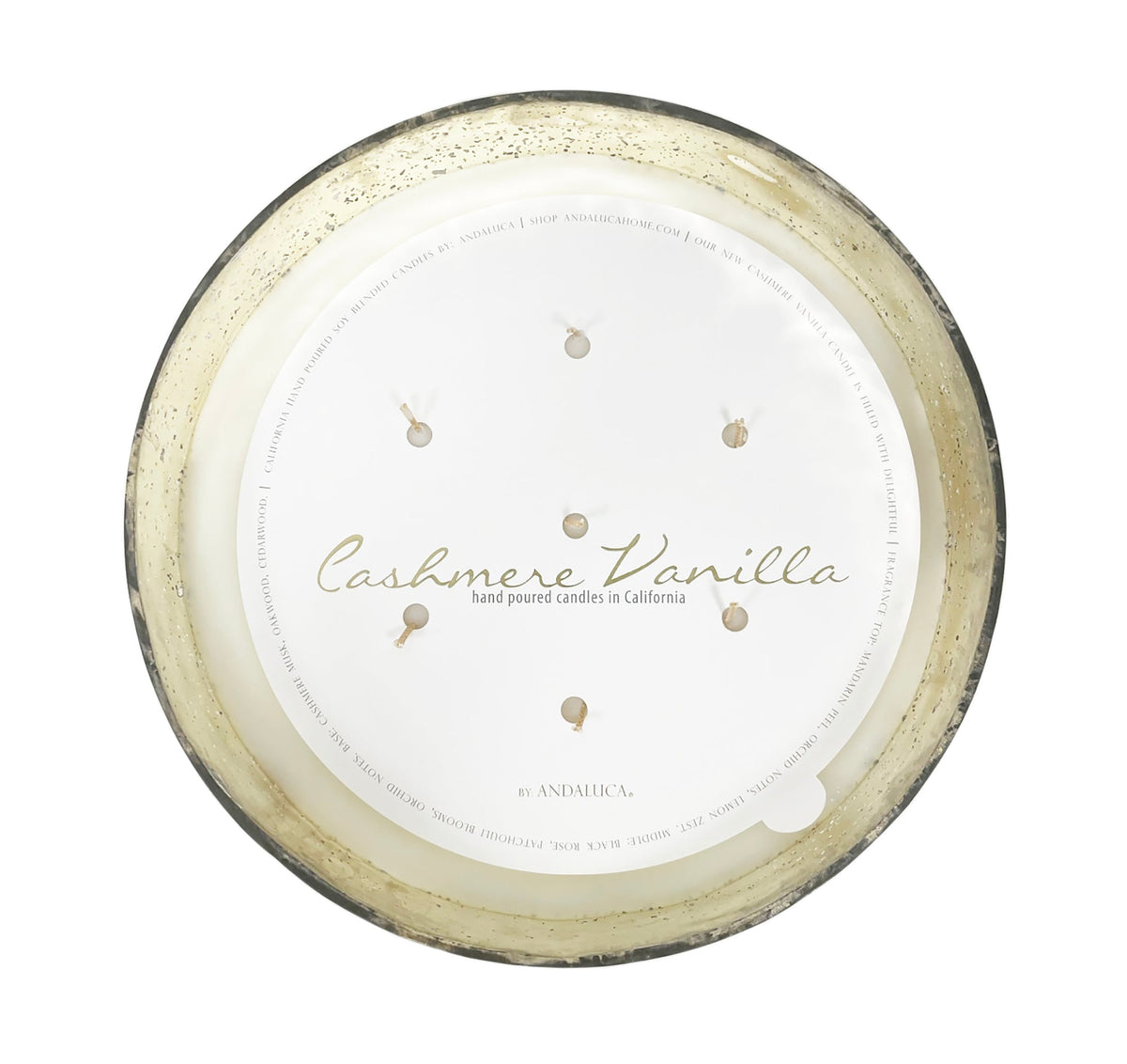 Bougie bol Mercure Vanille Cachemire