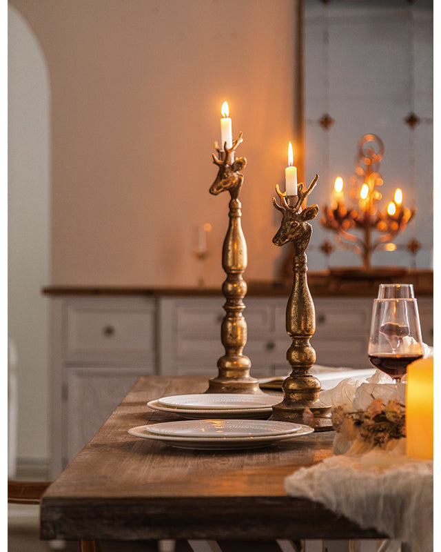 Deer Head Candle Holder