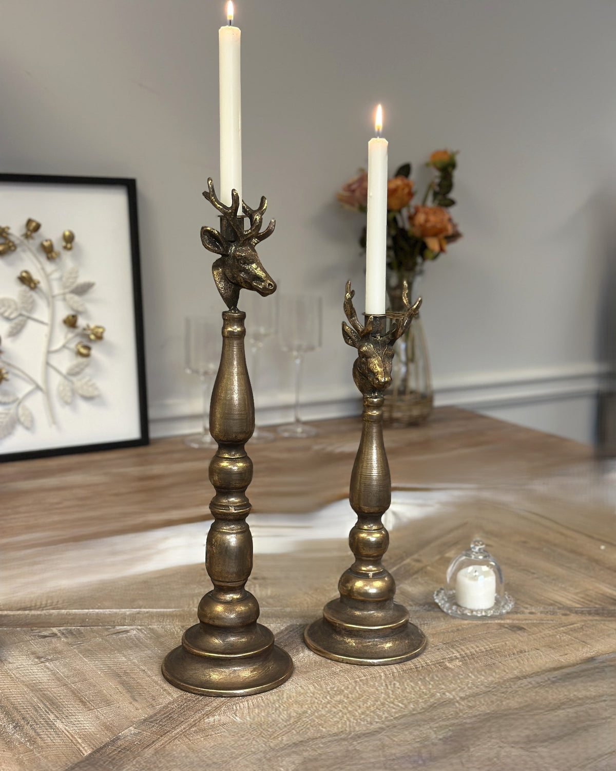Deer Head Candle Holder